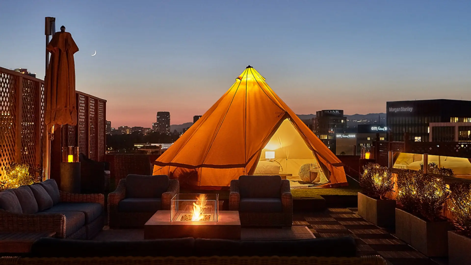 The Ultimate Glamping Experience Overlooking The Hollywood Hills